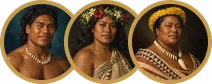 Rivales: Kai, el pescador · Leilani, la tejedora · Kaʻahumanu, la regente